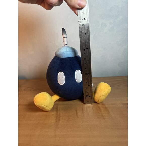 Super Mario All Star Bomb Plush Bob Omb Little Buddy Blue Nintendo Plush 2017 - Picture 8 of 8